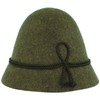 Faustmann Bavarian Men's Costume Hat Stopper Hat, olive