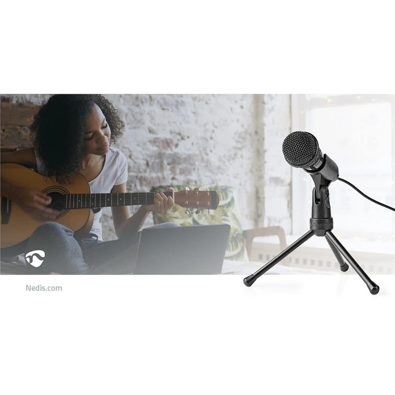 Nedis Microphone - Condenser Microphone - Omnidirectional Polar Pattern -