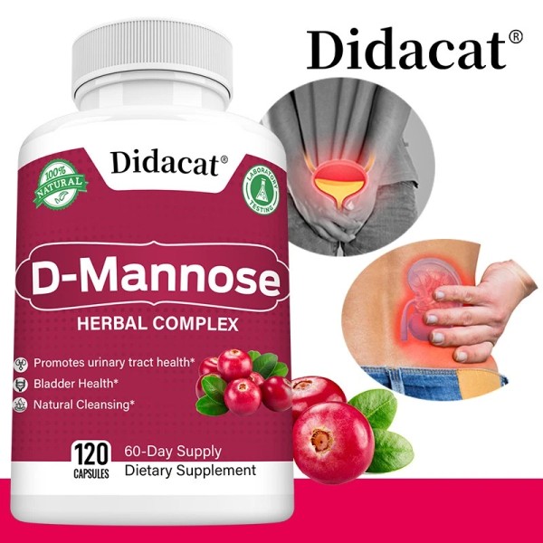 Didacat D-Mannose Herbal Complex Capsules,Healt