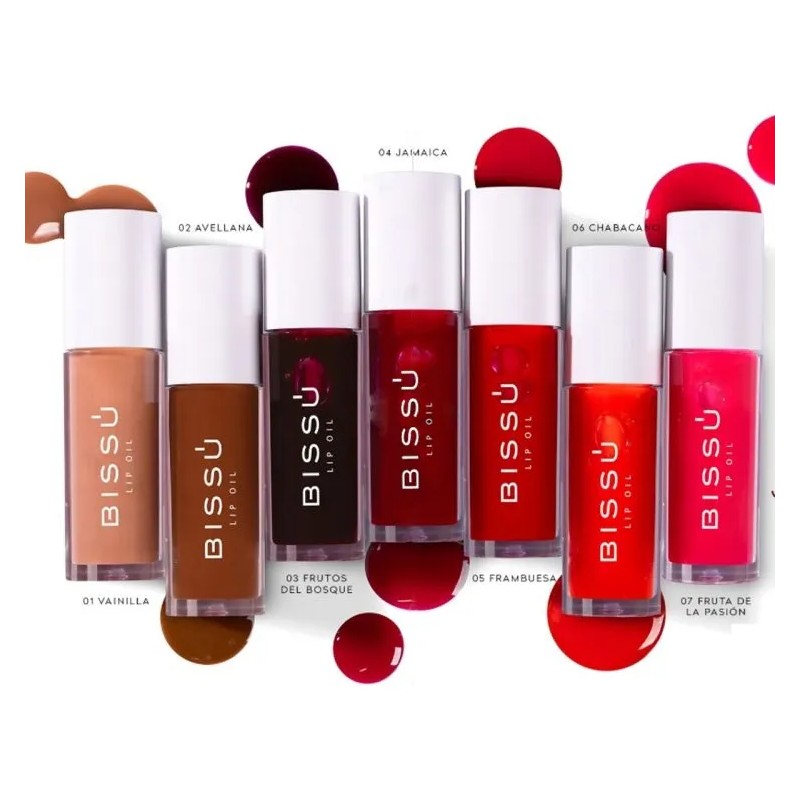 Lip Oil Bissú Brillo Labial Hidratante Vegano Varios Tonos