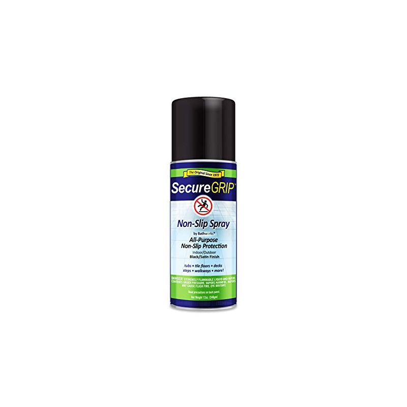 Bathworks SecureGRIP Non-Slip Spray (Black)