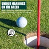 BAIRBRE Funny Golf Ball Marker with Magnetic Hat Clip,Alignment Ball