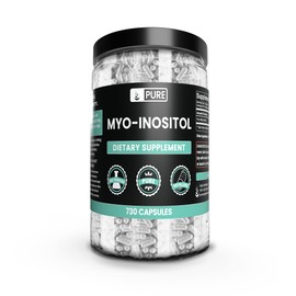 Pure Original Ingredients Myo-Inositol (730 Capsules) No Magnesium Or Rice Fillers, Always Pure, Lab Verified