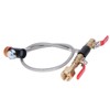 CO2 Universal External Hose Adapter G5/8-14 24in Dual Valve Soda