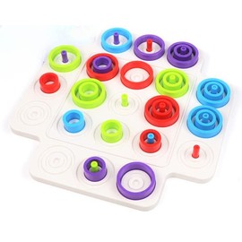 Ms.0New 3 Tac in a Row 2 to 4 Player Competition Type Educational Toy Board Game 0 x Game Safe ABS Material
