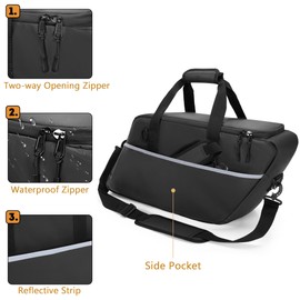 HODRANT Leakproof Motorcycle Saddle Bag Cooler Bag Insulated Saddle Bag Insert Cooler Compatible with Harley Davidson 1993-2022 Touring Hard Shell Saddle Bag Bag Only