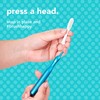 hello Manual Adult Toothbrush With Reusable Blue Modern Aluminum Handle