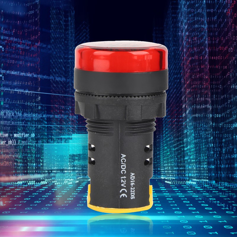 10Pcs BERM LED Power Indicator Light Semiconductor Energy-Saving Lamp φ22mm