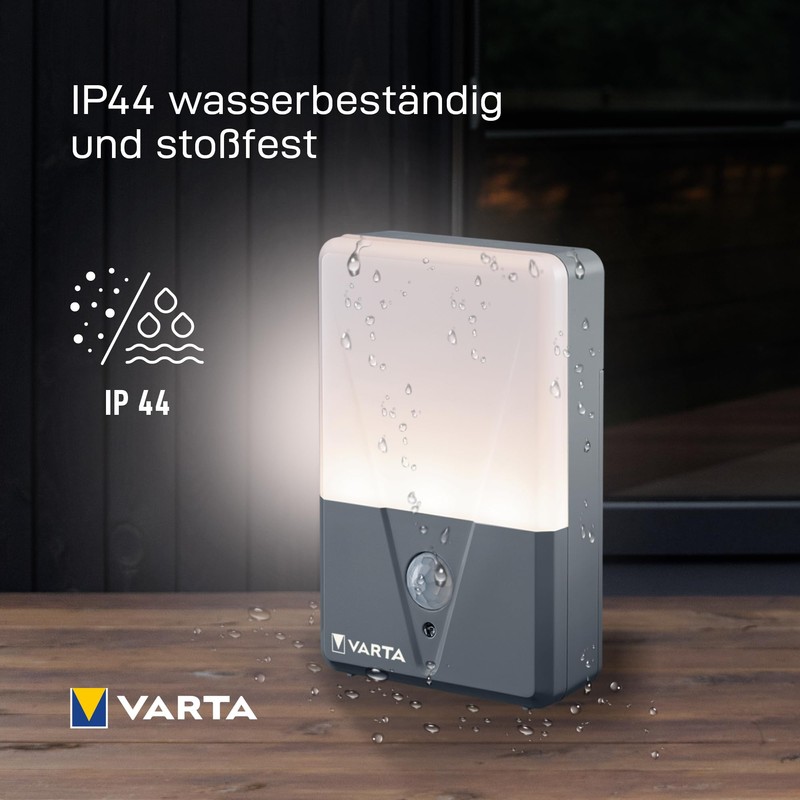 VARTA Motion Sensor Outdoor Light incl. 3AAA