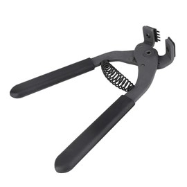 17cm Leather Piercer, 4mm Handheld Carbon Steel Silent Pliers Leather Craft Hole Punch Tool DIY Home Leather Plier Stitching Punch (4mm-4 Teeth)