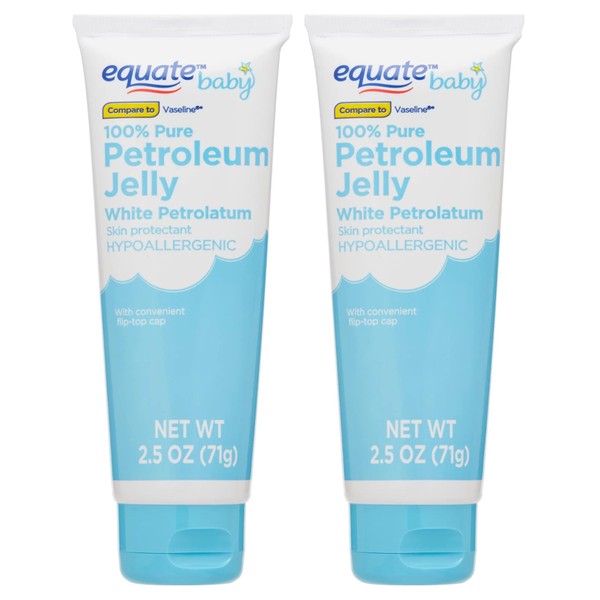 Equate Baby 100% Petroleum Jelly 2.5 oz 2 pk