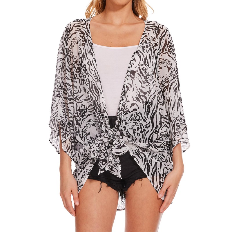 Breezy Lane Swimsuit Coverup for Women Beach Coverups Sheer Cardigans