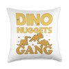 Dinosaur Chicken Nugget Plush - Dino Chicken Nugget Lover Throw