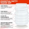 Mission Gallery Hamburger Press Patty Maker - 4 in1, Burger