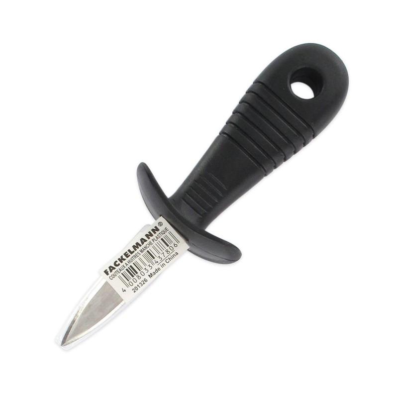 Fackelmann 43780 Coltello per ostriche, Acciaio Inossidabile, Grigio, 16 x