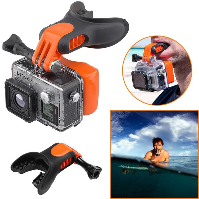Azragon GoPro Accessories Mouth Mount for GoPro Hero 13/12/11/10/9 &