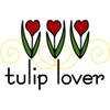 CafePress Tulip Lover Oval Car Bumper Sticker