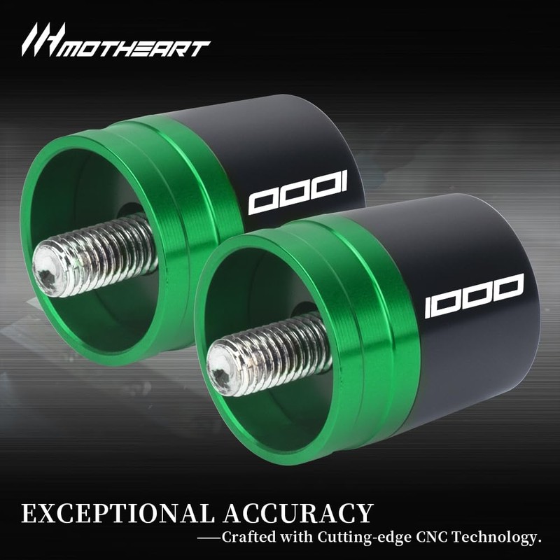 MotHeart Motorcycle Bar End Slider for Ninja 1000 2011-2019 Ninja