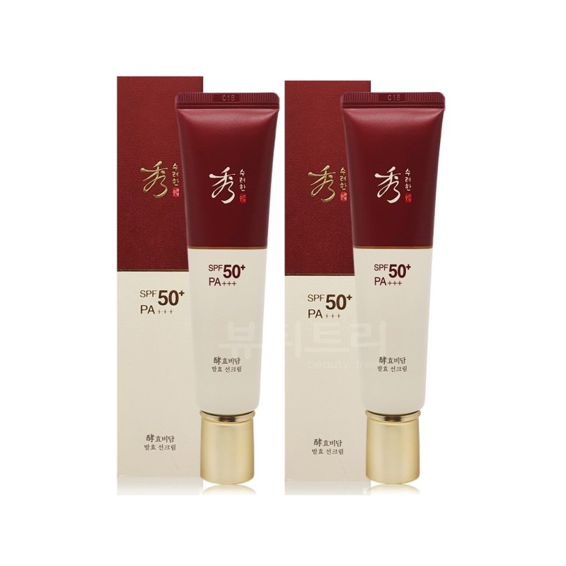 Sooryehan Hyobidam Fermented Sun Cream 60ml + 60ml / 수려한