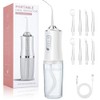 RONSXY Irrigador Bucal, Hilo Dental de Agua Inalámbrico con 8