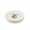 Portmeirion Home & Gifts Wrendale Coupe Plate Brained (Hare), Bone