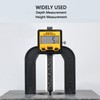 Digital Depth Gauge 0.01mm Resolution Woodworking Height and Depth Measurement