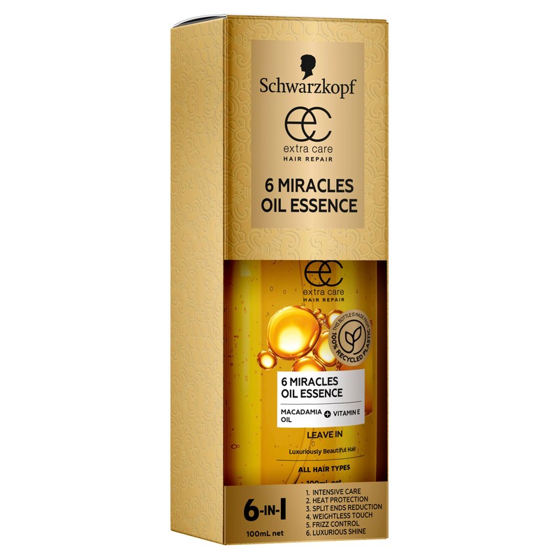 Schwarzkopf Extra Care 6 Miracles Oil Essence, Hair Oil, Deep