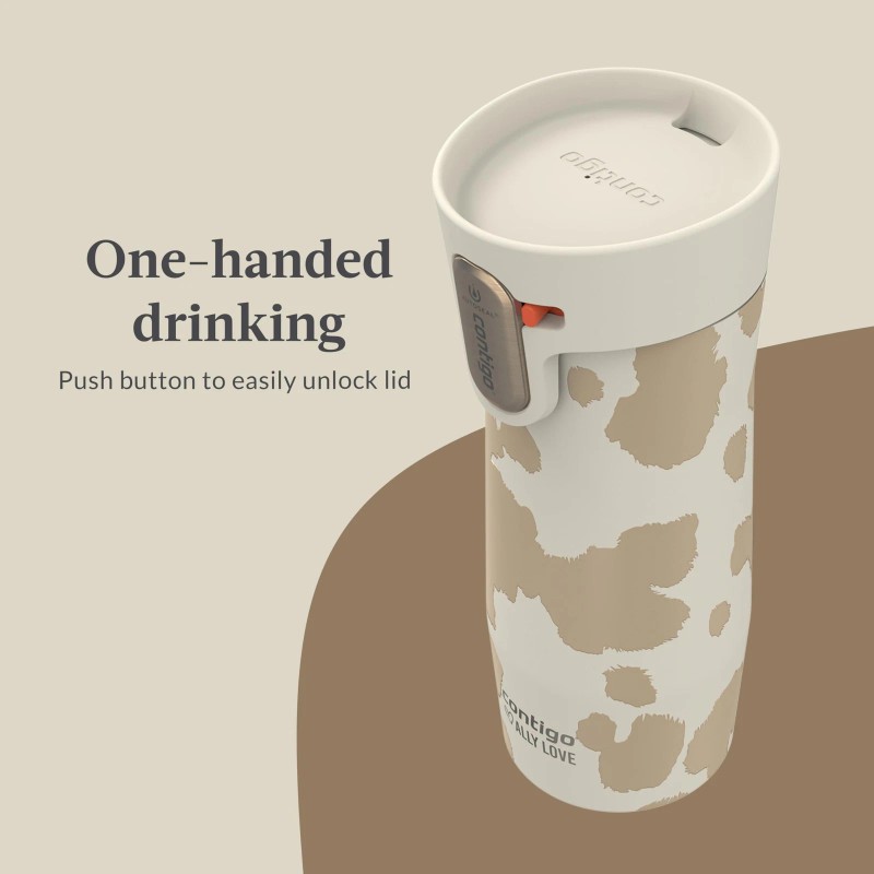 Contigo 16oz Oatmilk Travel Mug Leak Proof AutoSeal Keeps Drinks