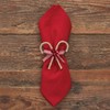 Park Designs Candy Cane Napkin Ring Set of 4