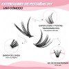 Pestañas Postizas Diy Curl D Mix 8-16mm 30d 40d 80d