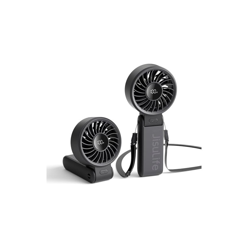JISULIFE Handheld Fan - Versatile 3-in-1 Cooling Solution