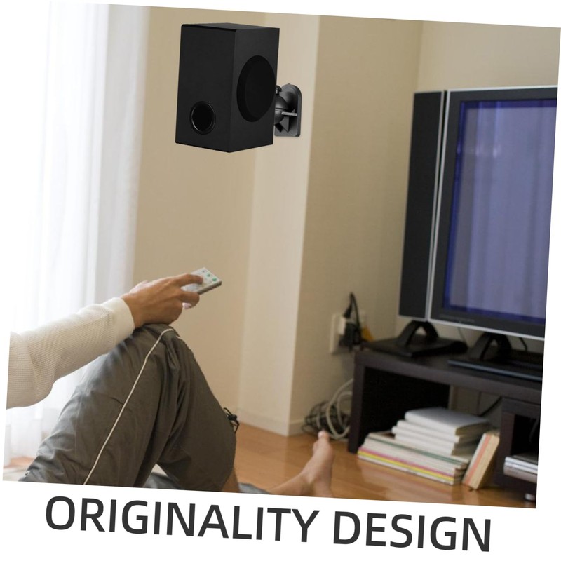 MERRYHAPY Djustable Angle Speaker Stand Wall or Ceiling Mount Stainless