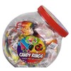 Fruidles Crazy Fruit Candy Rings, Assorted Hard Candy Lollipops, Individually