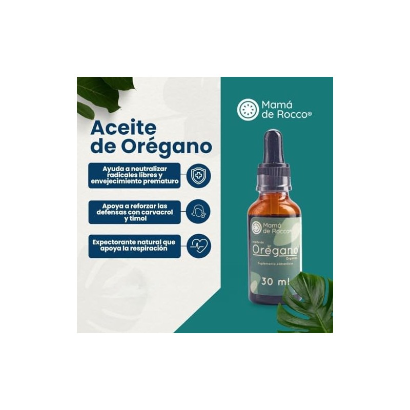 Mamá de Rocco - Aceite de Orégano Orgánico | Producto