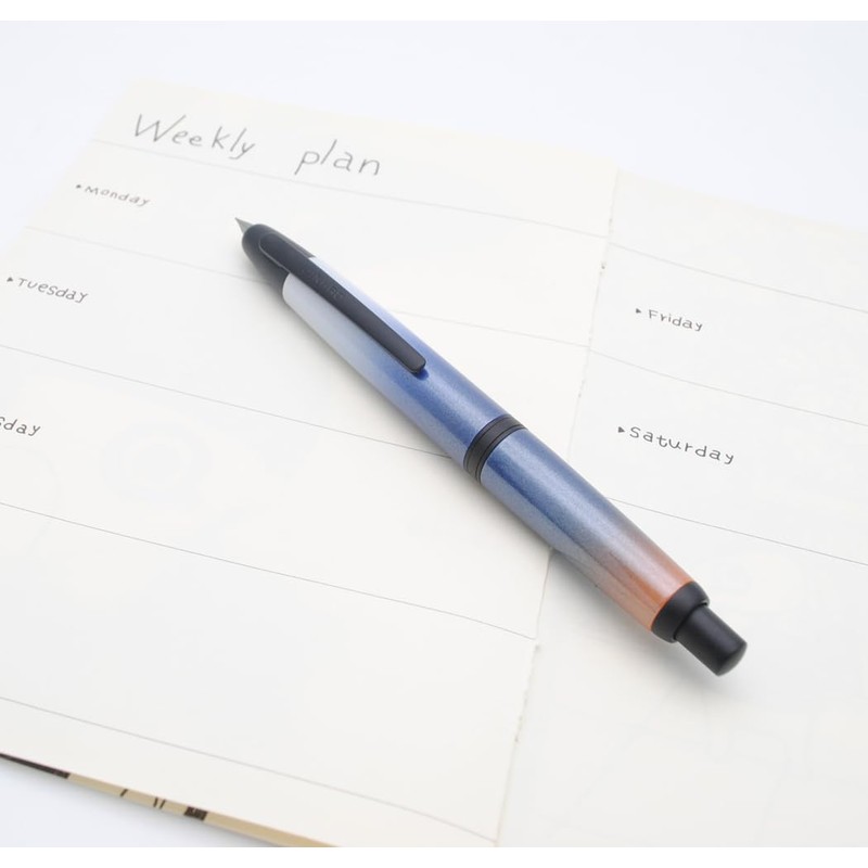 JINHAO 10 Press Fountain Pen Retractable Metal Pen with Ink