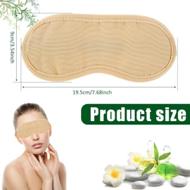 2 Pcs Castor Oil Pack Wrap for Eyes, Castor Oil Pack Wrap Organic Cotton, Reusable Castor Oil Wrap Sleeping Mask Treatment for Detox with Adjustable Elastic Strap Keepatin (Not Included Castor Oil)