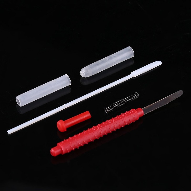 Queen Grafting Tool Bamboo Queen Bee Grafting Equipment Red Plastic