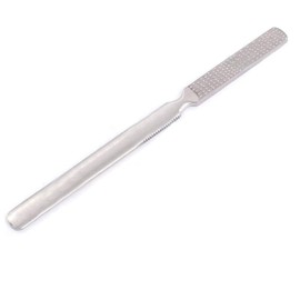 AAProTools Chiropody Foot File-Double Sided with 2 Grits and Long and Round Handle Comfort Grip