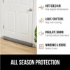 GORILLA GRIP Door Draft Stopper for Bottom of Doors, Weather
