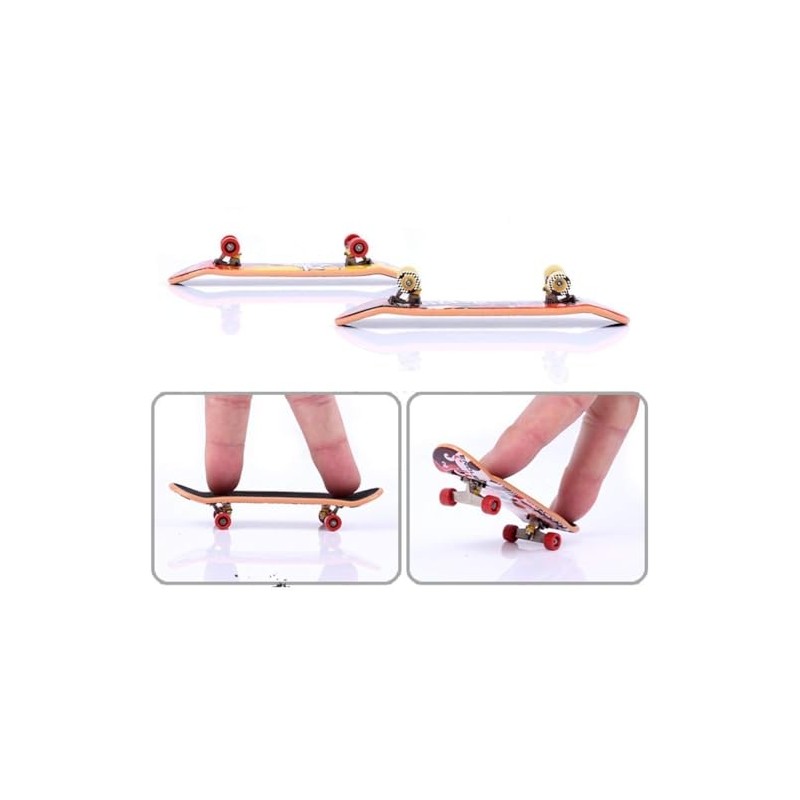 Sipobuy Mini Skateboard Toy Deck Truck Finger Board Skate Park