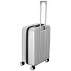 DELSEY Paris Titanium Hardside Expandable Luggage with Spinner Wheels, Silver,