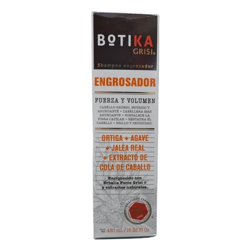 Shampoo Grisi Botika Engrosador Fuerza y Volumen 480ml