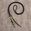COOLLA Guitar Bolo tie Rodeo Cowboy Leather Necktie Western Bolo