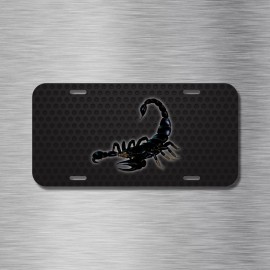 Amel Scorpion El escorpión el alacrán Scorpio License Plate Front Auto Tag Plate