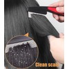 3PC Stainless Steel Fine Tooth Dandruff Remover Comb - Scalp