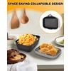 Air Fryer Silicone Liners Collapsible 2-Pack for bella 6Qt(5lb) Slim