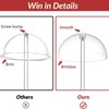 Hat Display,Clear Helmets Organizer - Domed Acrylic Height Adjustable Display