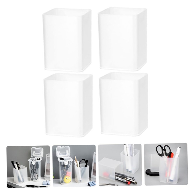Operitacx Marker Organizer 4pcs Multi Function Desktop Pen Holder Set