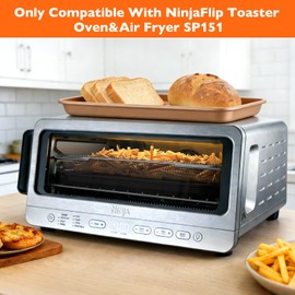 Air Fryer Basket and Baking Pan Replacement Ninja SP151 Flip Toaster Oven