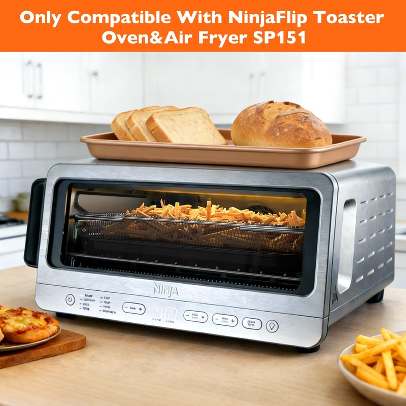 Air Fryer Basket and Baking Pan Replacement Ninja SP151 Flip